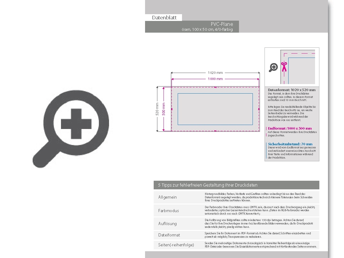 Product Bild hochwertige_pvc-plane_100_x_50_cm__4_0-farbig_bedruckt____sen_im_abstand_von_50_cm_oben_und_unten