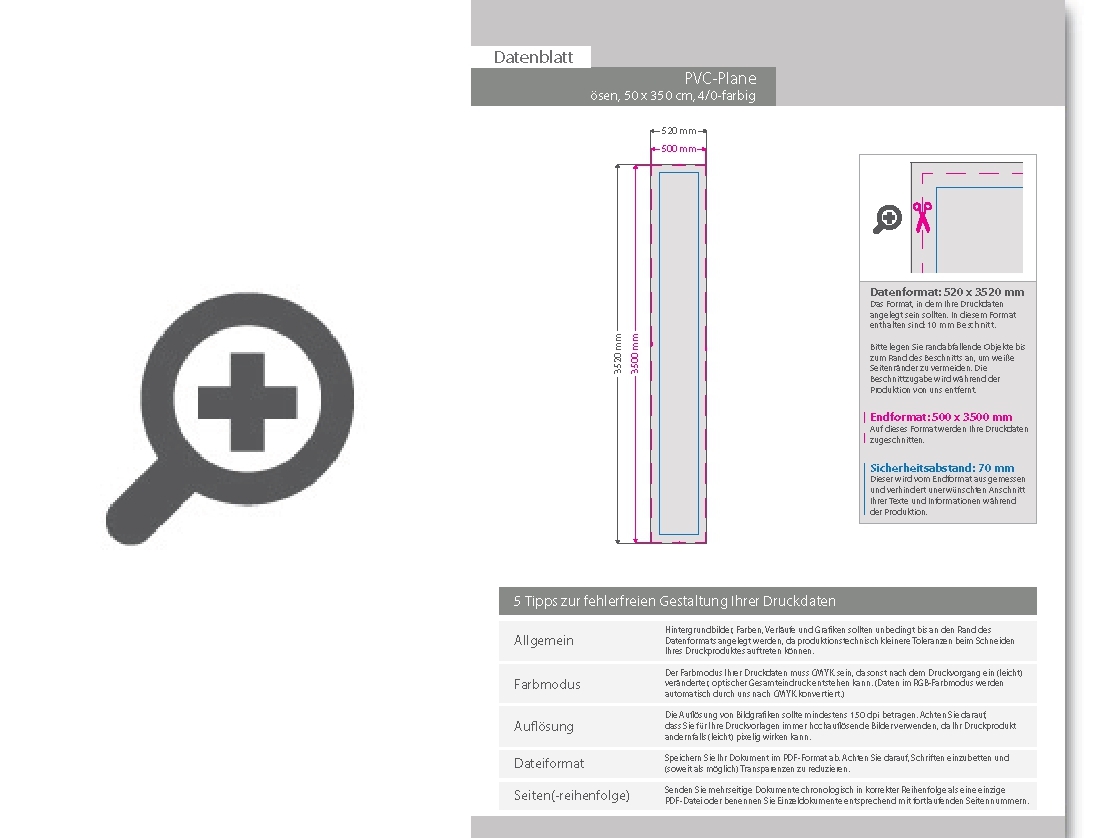 Product Bild hochwertige_pvc-plane_50_x_350_cm__4_0-farbig_bedruckt____sen_im_abstand_von_50_cm_links_und_rechts
